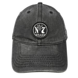 Jack Daniel's Old No 7 Gray Baseball Cap One Size Distressed Slideback Hat